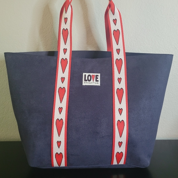 Brighton Velveteen Love Tote - Picture 2 of 10